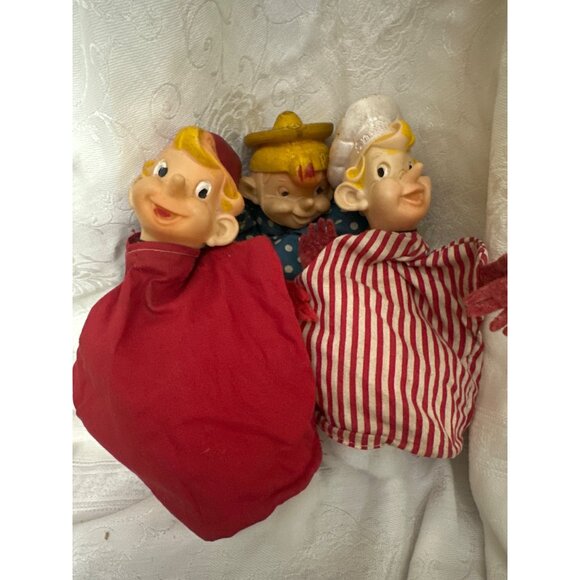 Vintage Kelloggs Snap Crackle & Pop Hand Puppets Set - Picture 12 of 13